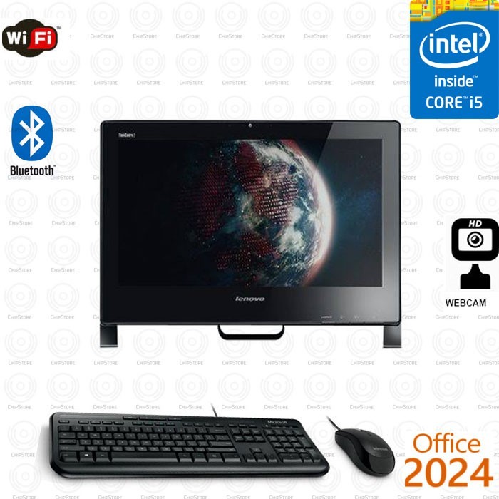 WINDOWS 11 Lenovo AIO 21.5" Computer Core i5 12GB RAM 256GB SSD Office 2024