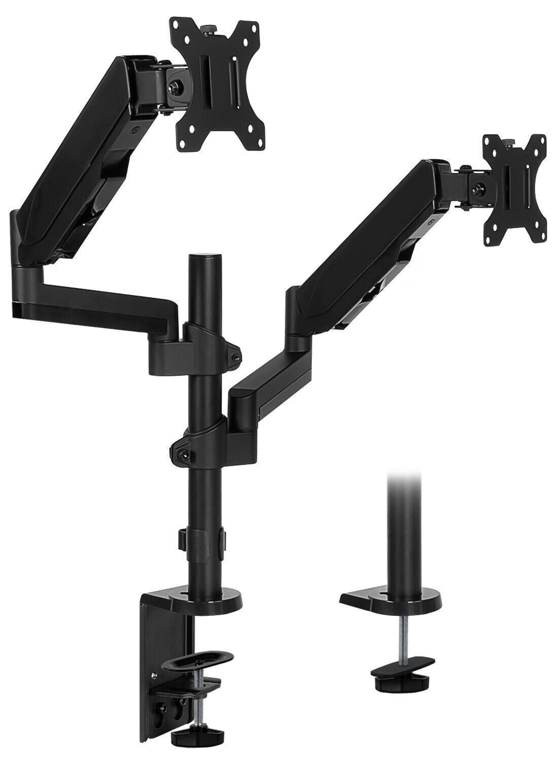 Mount-It Dual Monitor Arm Mount Desk Stand  Fits 24-32 Inch  - REFURBISHED