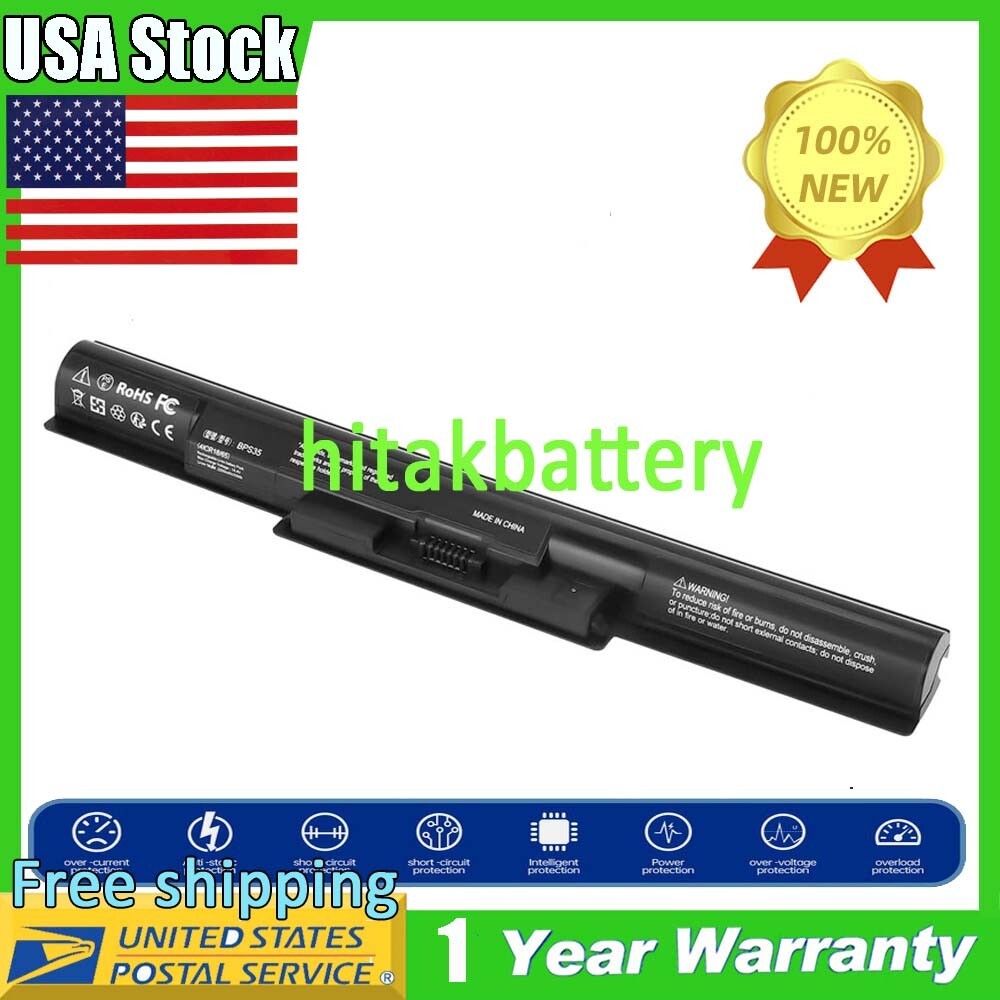 New VGP-BPS35A Laptop Battery for Sony VAIO FIT 14E 15E SVF15327SCW SVF1421BYCB