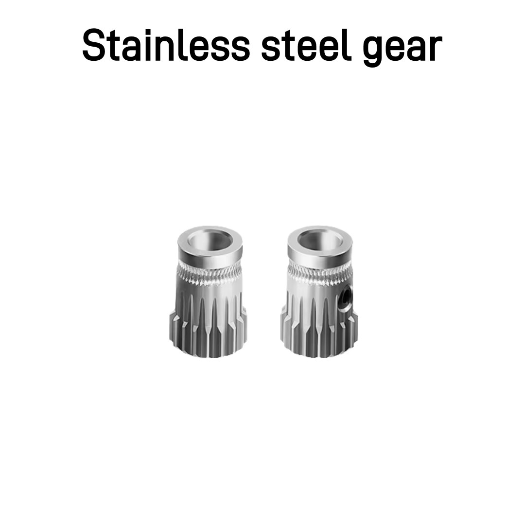 Dual Drive Gear Hardened Steel Upgrade Kit Extruder Drivegear for BMG Extruder f