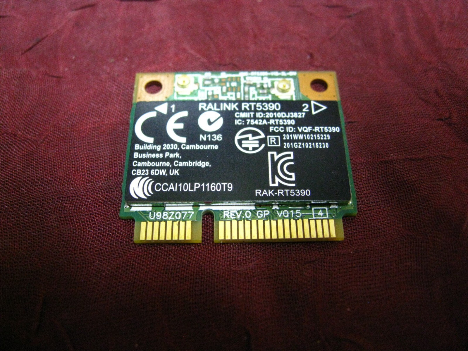 HP PC Ralink RT5390 VQF-RT5390 Wifi Card