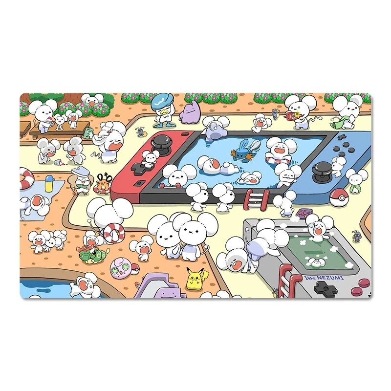 Maushold Board Game Pokemon Table Playmat Gaming Desk Mat Mouse Pad
