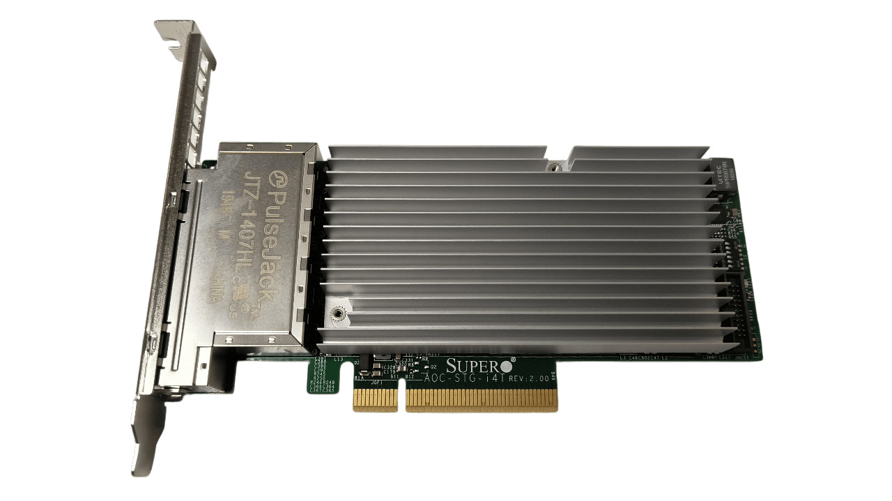 U94207 Supermicro AOCSTGi4T Quad Port 10Gb RJ45 Network Adapter Full Hei G2U