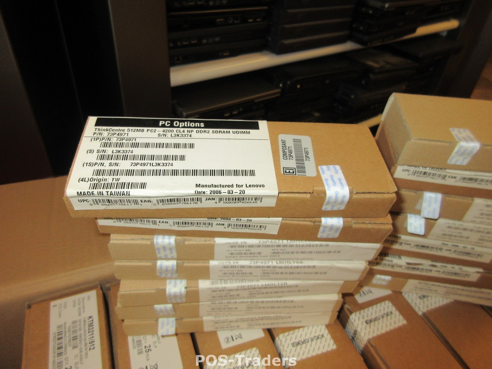 73P4971 IBM 512MB PC2-4200 CL4 NP DDR2 SDRAM Lenovo Non-ECC 240 pin NEW NEW