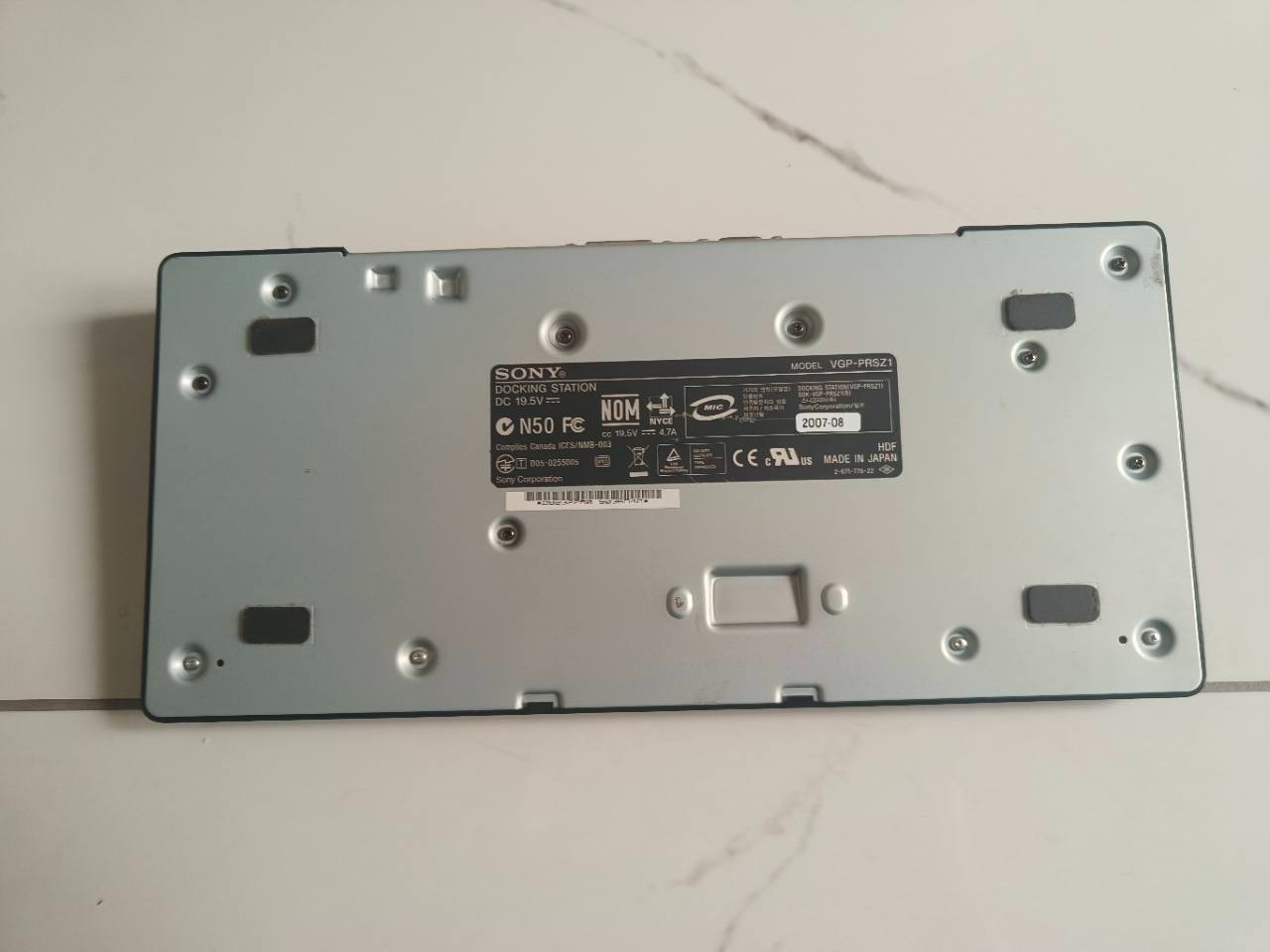 Sony VAIO VGP-PRSZ1 Docking Station Port Replicator SZ Series No AC Adapter