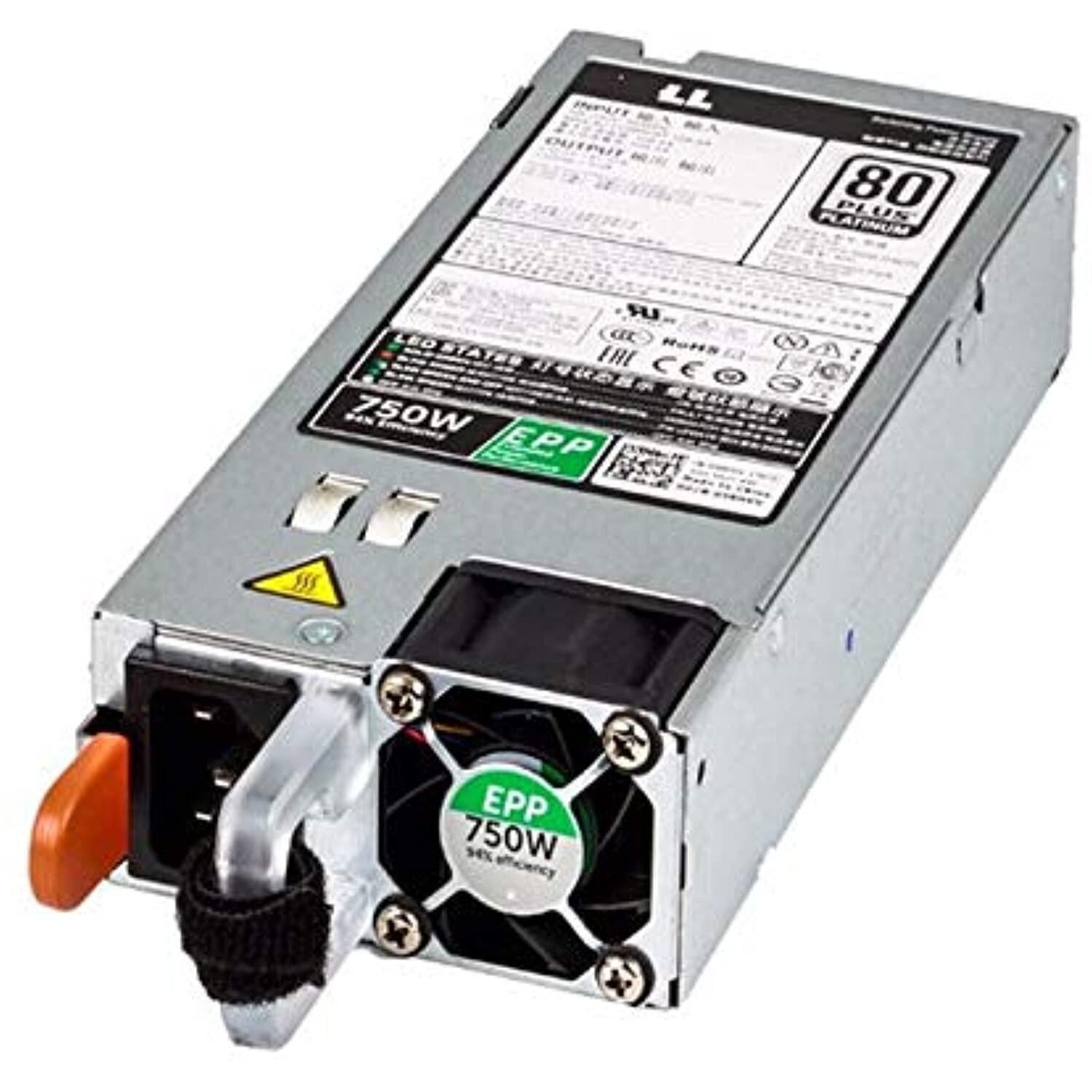 DELL POWER SUPPLY 750W 80 PLUS PLATINUM EPP FOR DELL PE R530 R630 R730 5RHVV USA