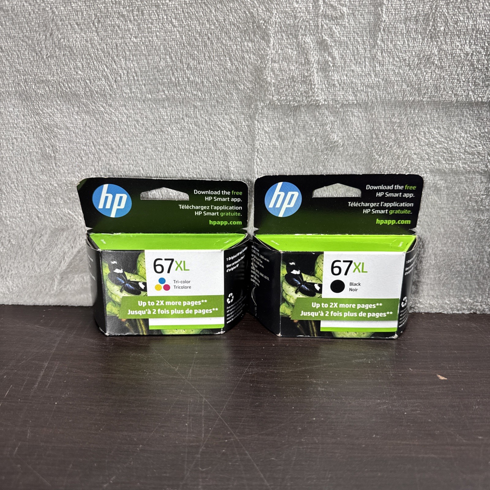 Genuine HP 67XL Black & Tri Color Ink Cartridges 3YP31BN Dated 03/2027+ NEW