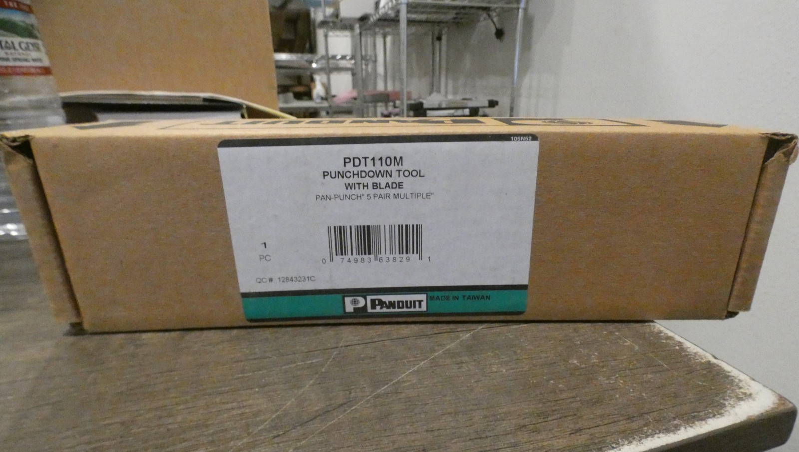 Panduit PDT110M Five Pair Punchdown Tool with Blade Pan-Punch (New)