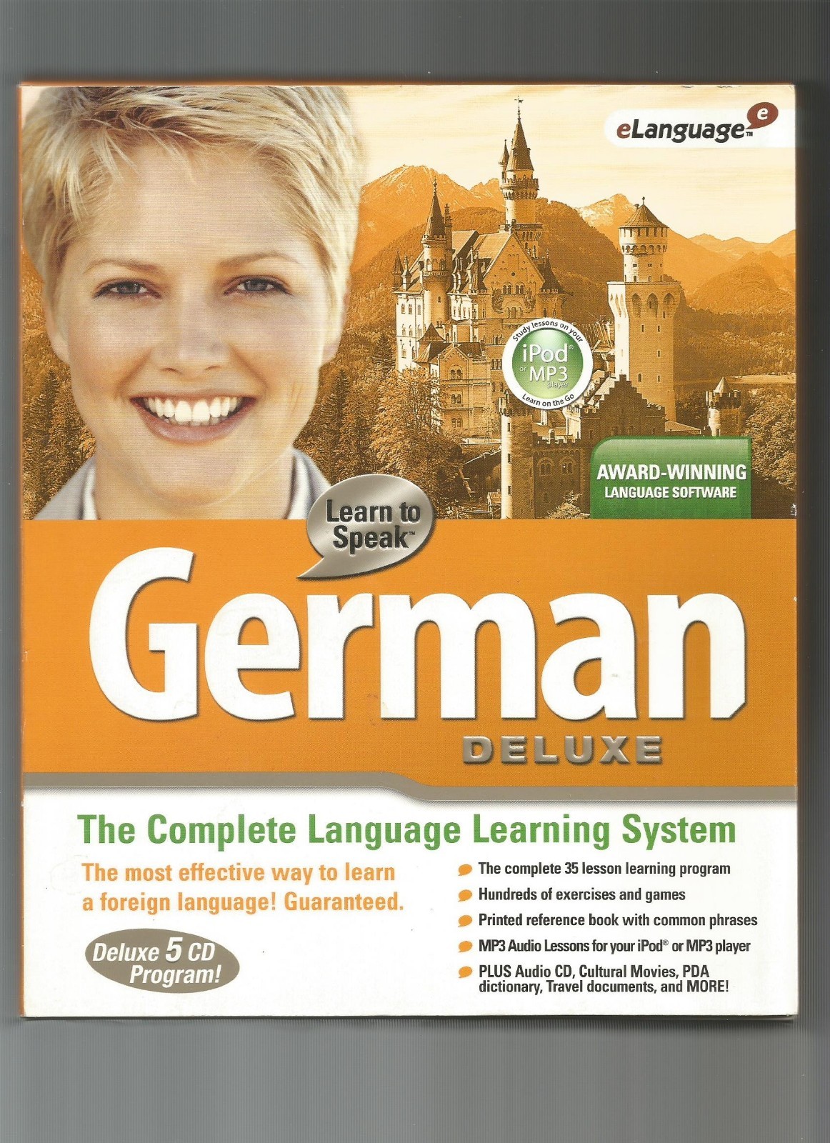 Cosmi Learn to Speak German Deluxe [NEW], CD, AUD