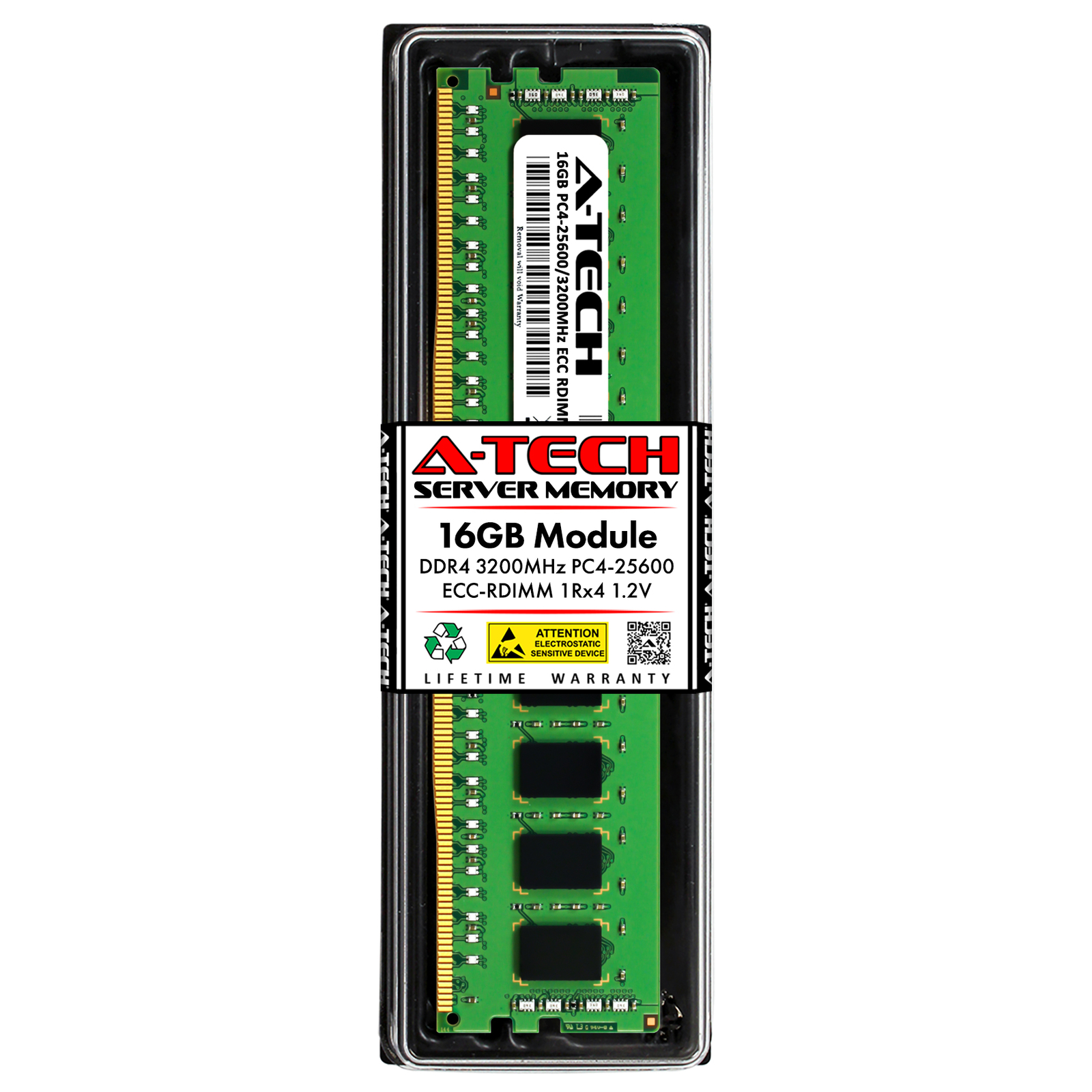 16GB DDR4 PC4-25600R ECC RDIMM Replacement for Cisco UCS-MR-X16G1RW-M Memory RAM