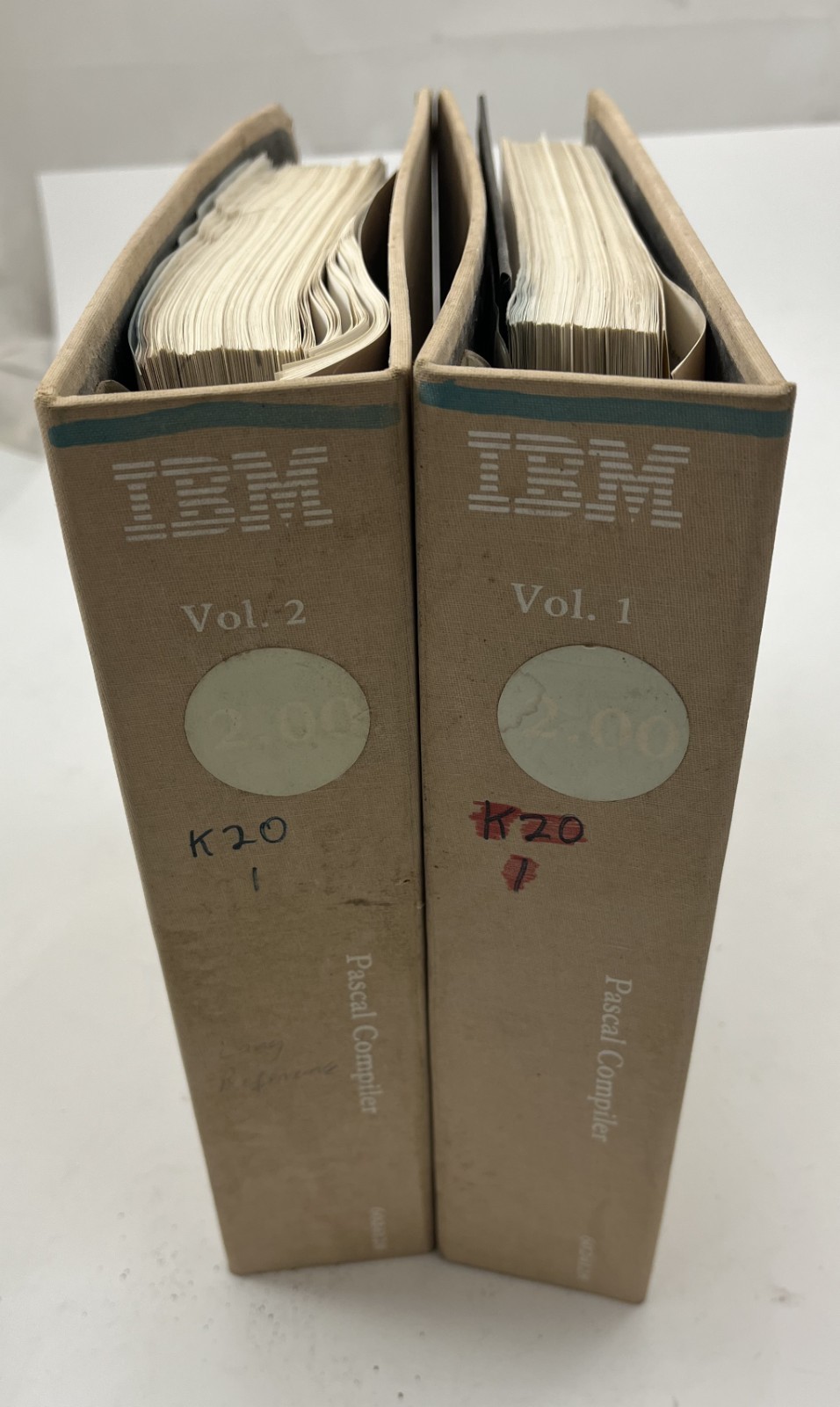 VINTAGE IBM PASCAL COMPILER ver 2.0 WITH 3x 5.25" DISKS