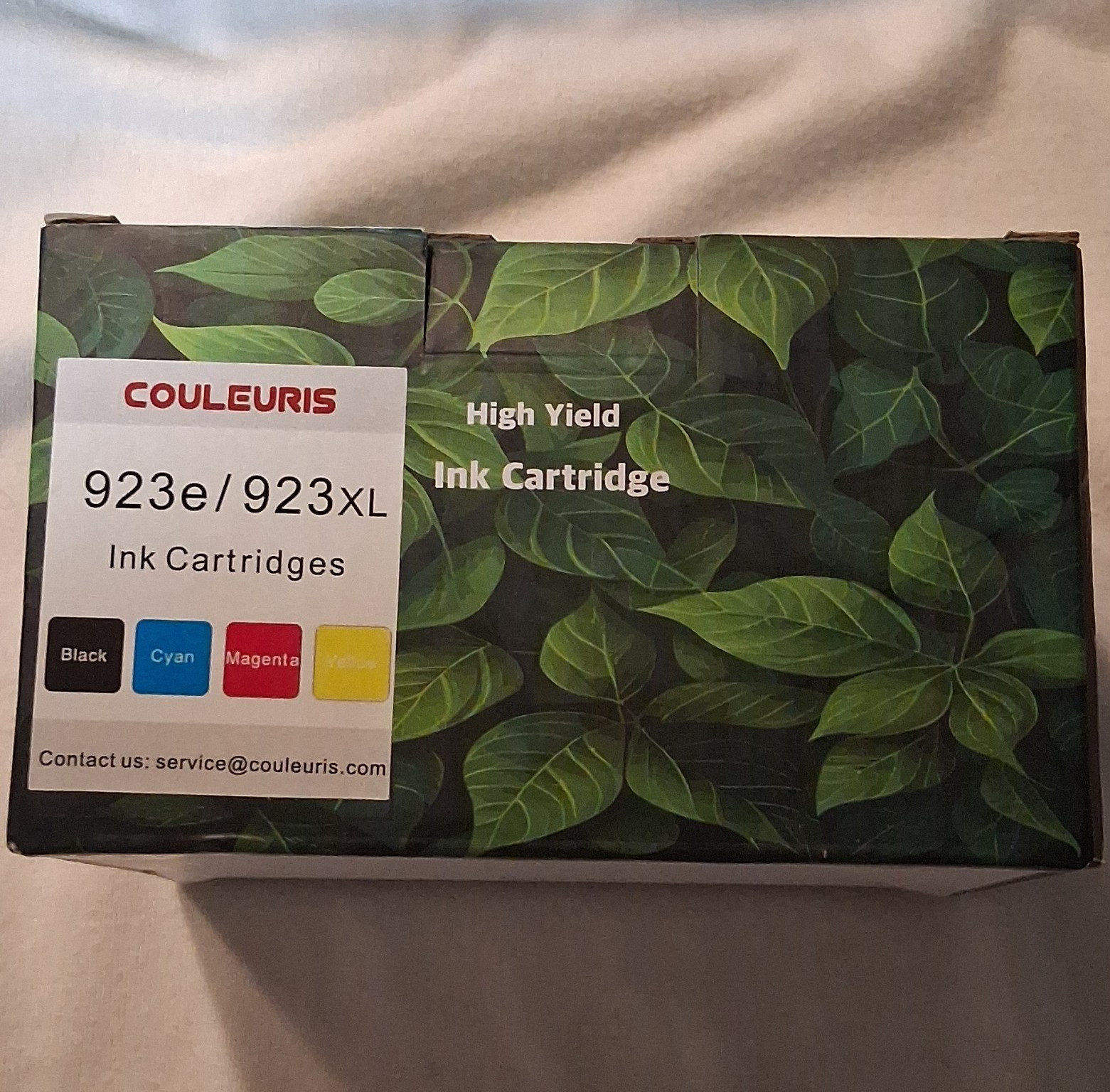 Couleuris 923e/923XL Compatible High Yield Ink Set BK C M Y for HP