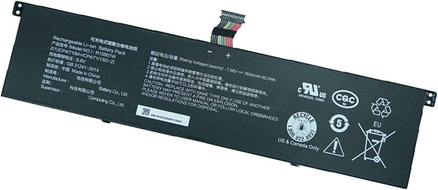 R15B01W R15BO1W Laptop Battery Replacement for Pro 15.6 inch Series 7.68V