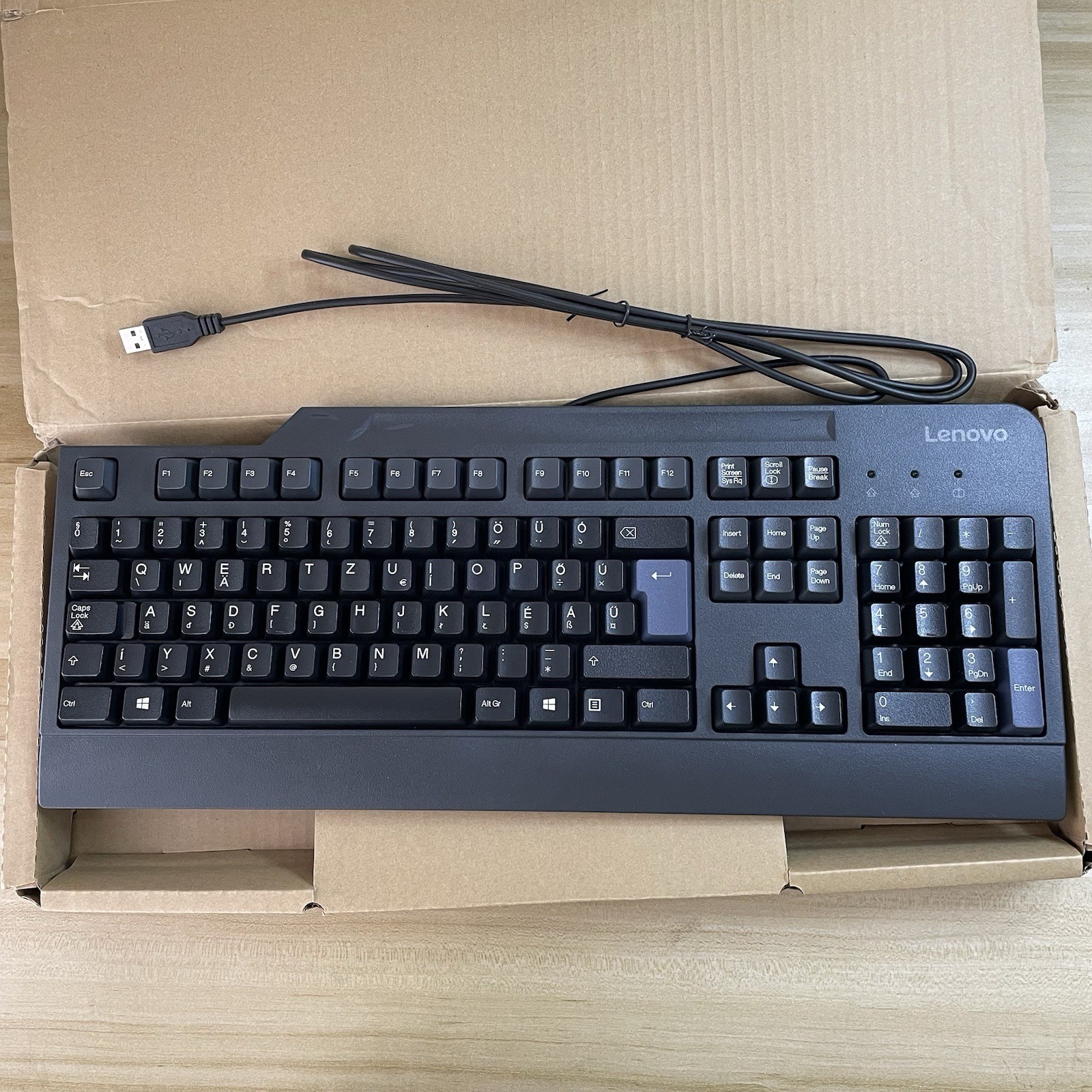 Hungary Layout USB wired keyboard For Lenovo KB1021 Desktop Computer keyboard