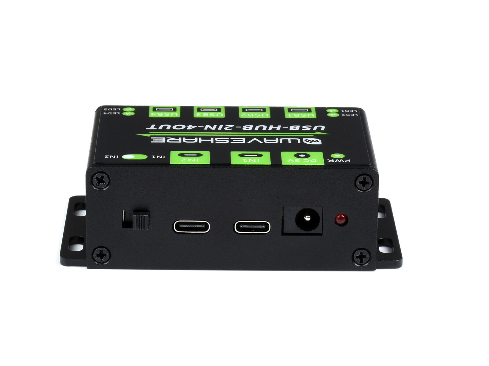 Waveshare Industrial Grade USB HUB Extending 4xUSB 2.0 Port Switchable Dual Host