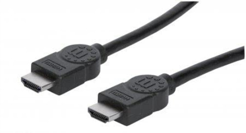 Manhattan HDMI Cable with Ethernet, 4K@30Hz (High Speed), 1.8m, Male to Male, Bl