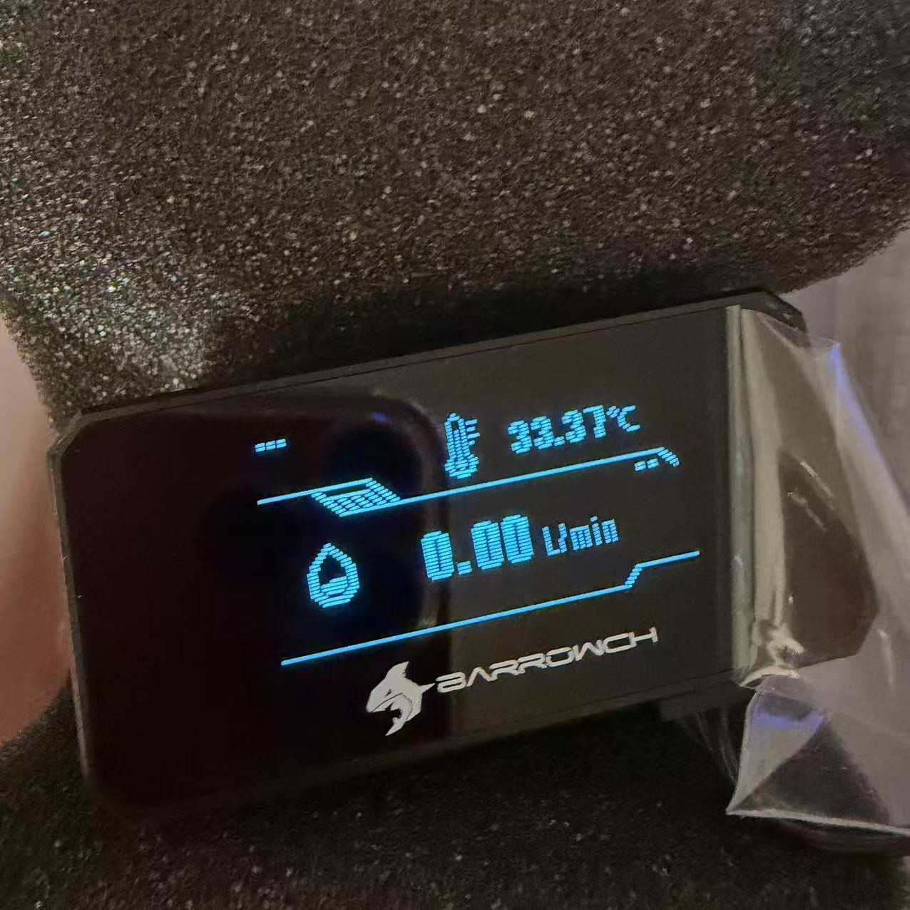 BarrowCH FBFT07 Water Temperature Meter + Flow Meter with OLED Display #71601
