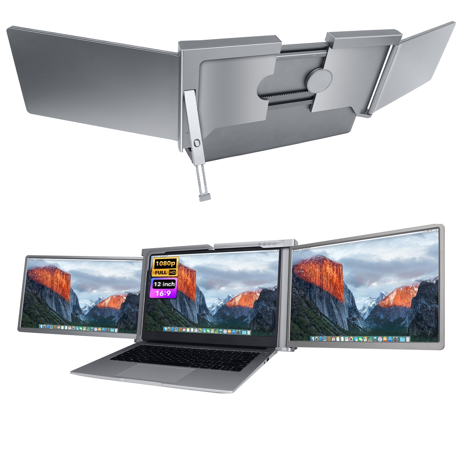 14 inch 1080P IPS Laptop Screen Extender 280° Rotatable Portable Monitor