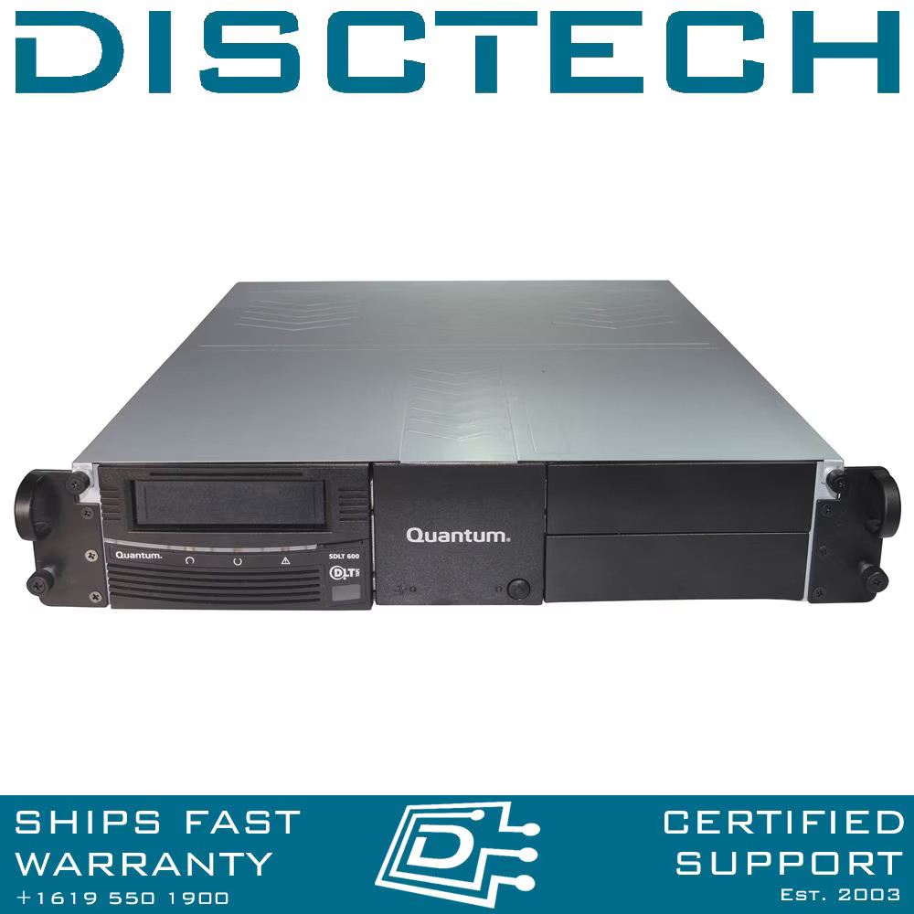 Quantum BHKCX-EY Rack Mount Tape Chassis with 1 Quantum SDLT600  300/600GB Drive