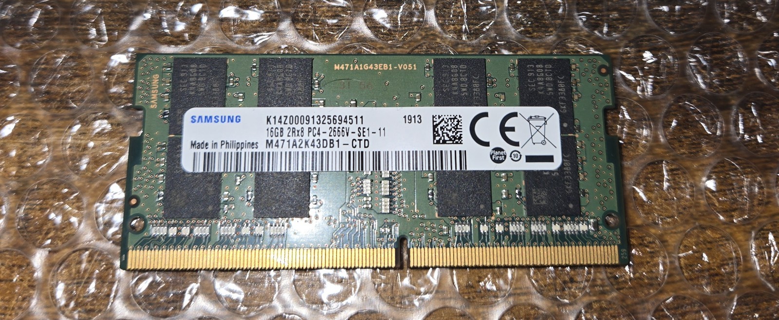 Samsung 16GB DDR4 2666V-SE11-11 Module