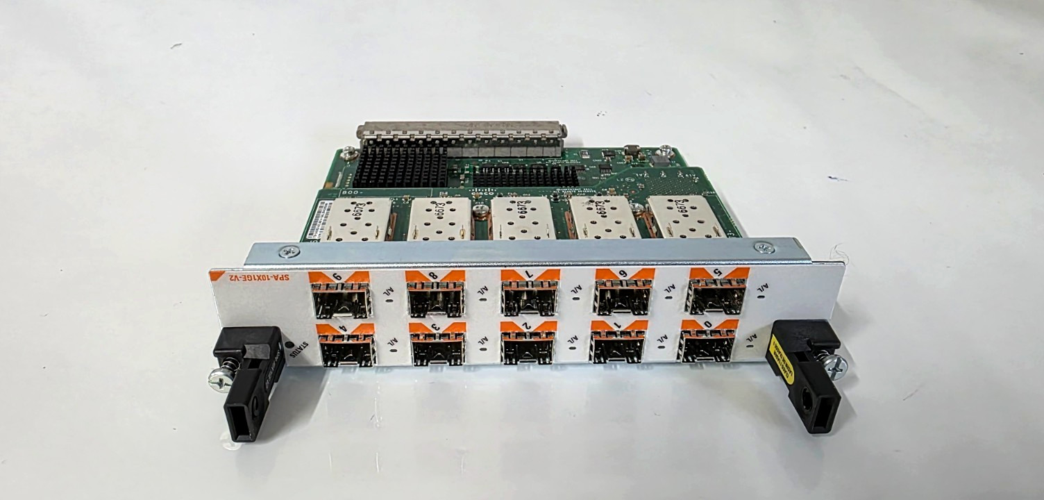 Cisco ASR1000 SPA-10X1GE-V2 10 Port Gigabit Ethernet Shared Port Adapter