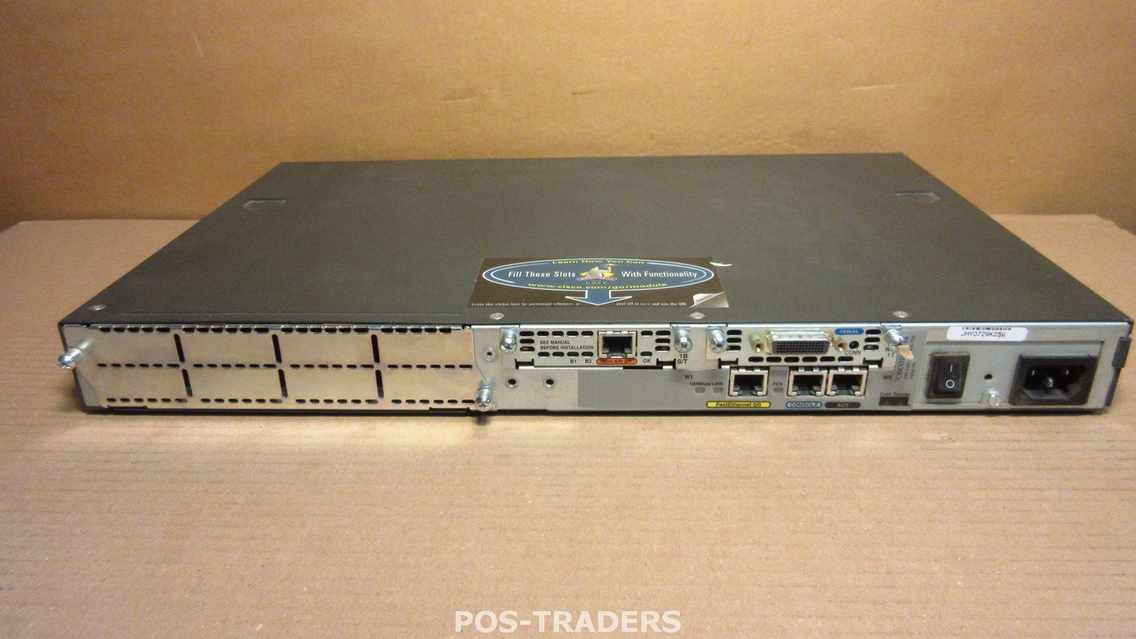 CISCO 2610XM - 10/100 Ethernet Router INCL 1X WIC 1B S/T 1X WIC 1T - NO COVER
