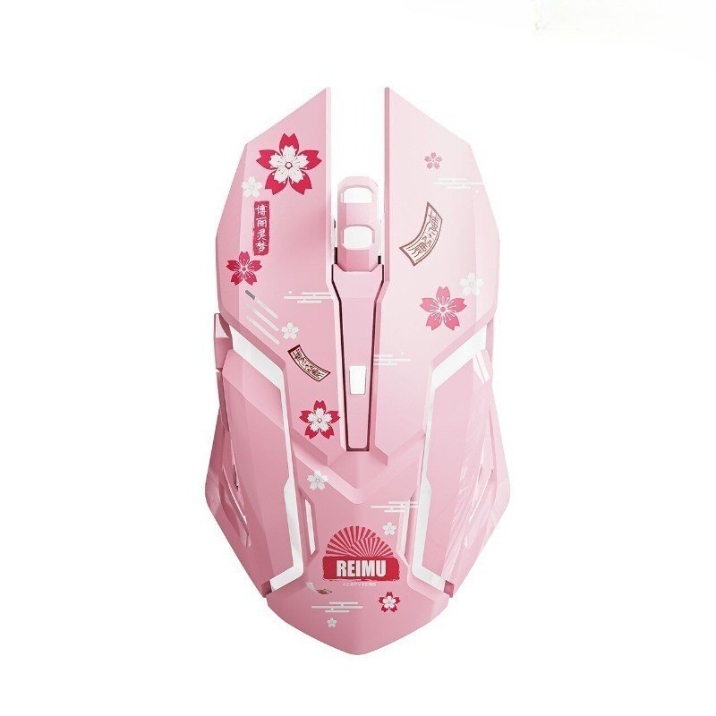 Touhou Project‌ Hakurei Reimu Optical Wireless Gaming Mouse ‌ Christmas Gift New