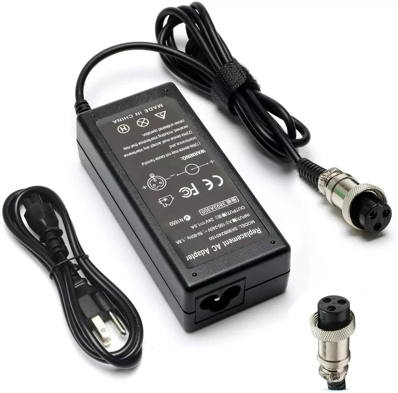 24V 1.5A Charger for R-azor E300, E300S, E325, eSpark, Launch, iMod, Pocket Mod