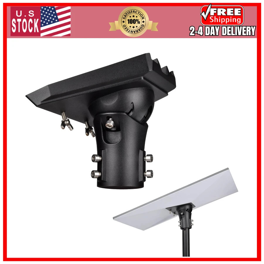 Adjustable Pipe Adapter for Starlink Gen 3/Standard 4/4X Dish,Black