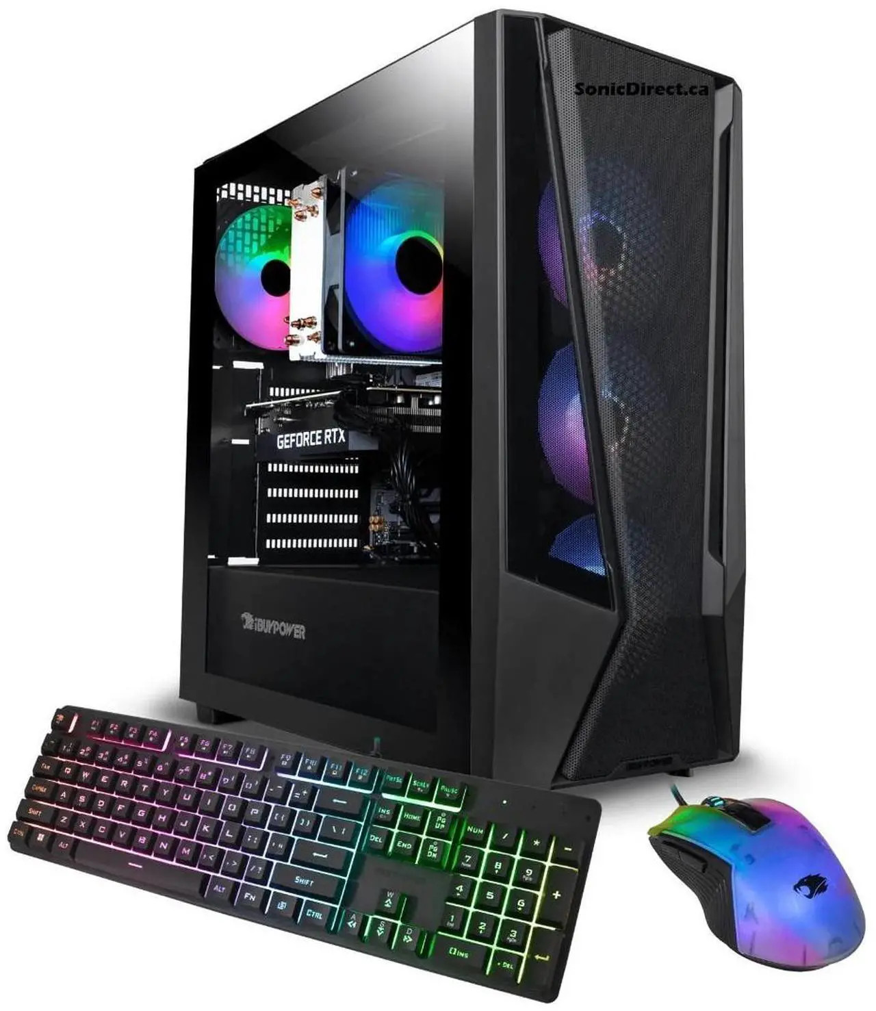 iBUYPOWER R196IB4050BHP05A Trace Mesh Gaming Desktop i7-14700F 2.1GHz NVIDIA