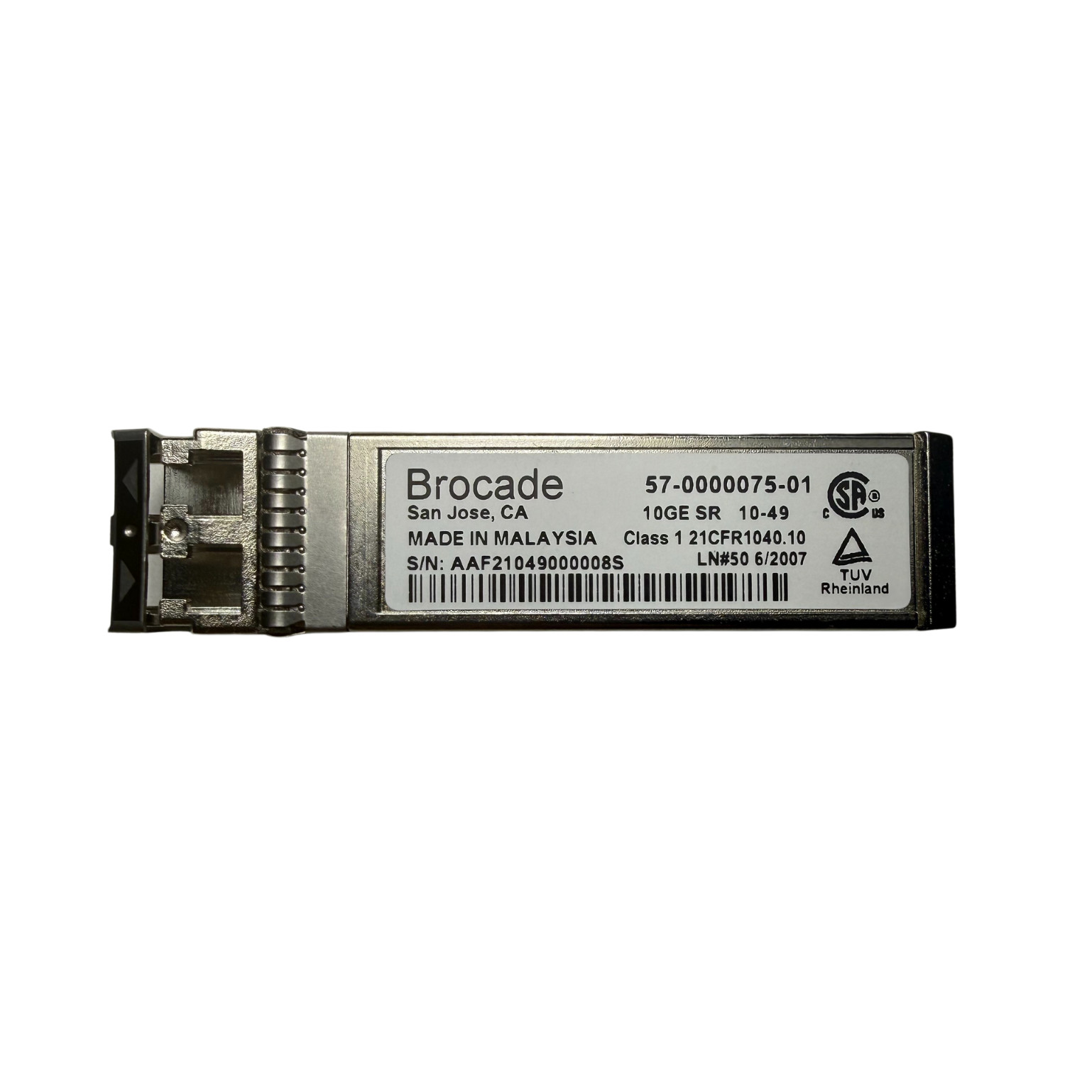 LOT OF 3PCS Brocade 57-0000075-01 Gigabit Transceiver Modules