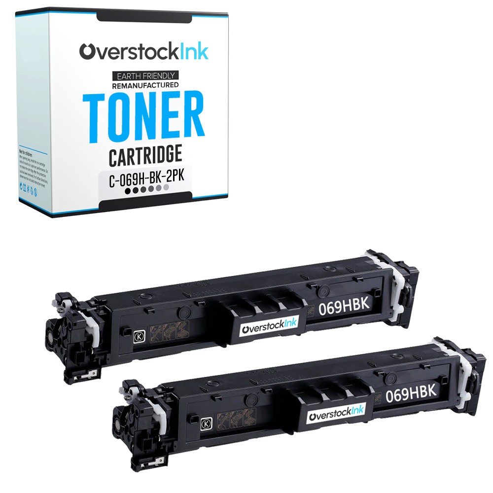 OSI 2-Pack Replacement Black Canon 069H Toner Cartridges for i-SENSYS LBP673Cdw