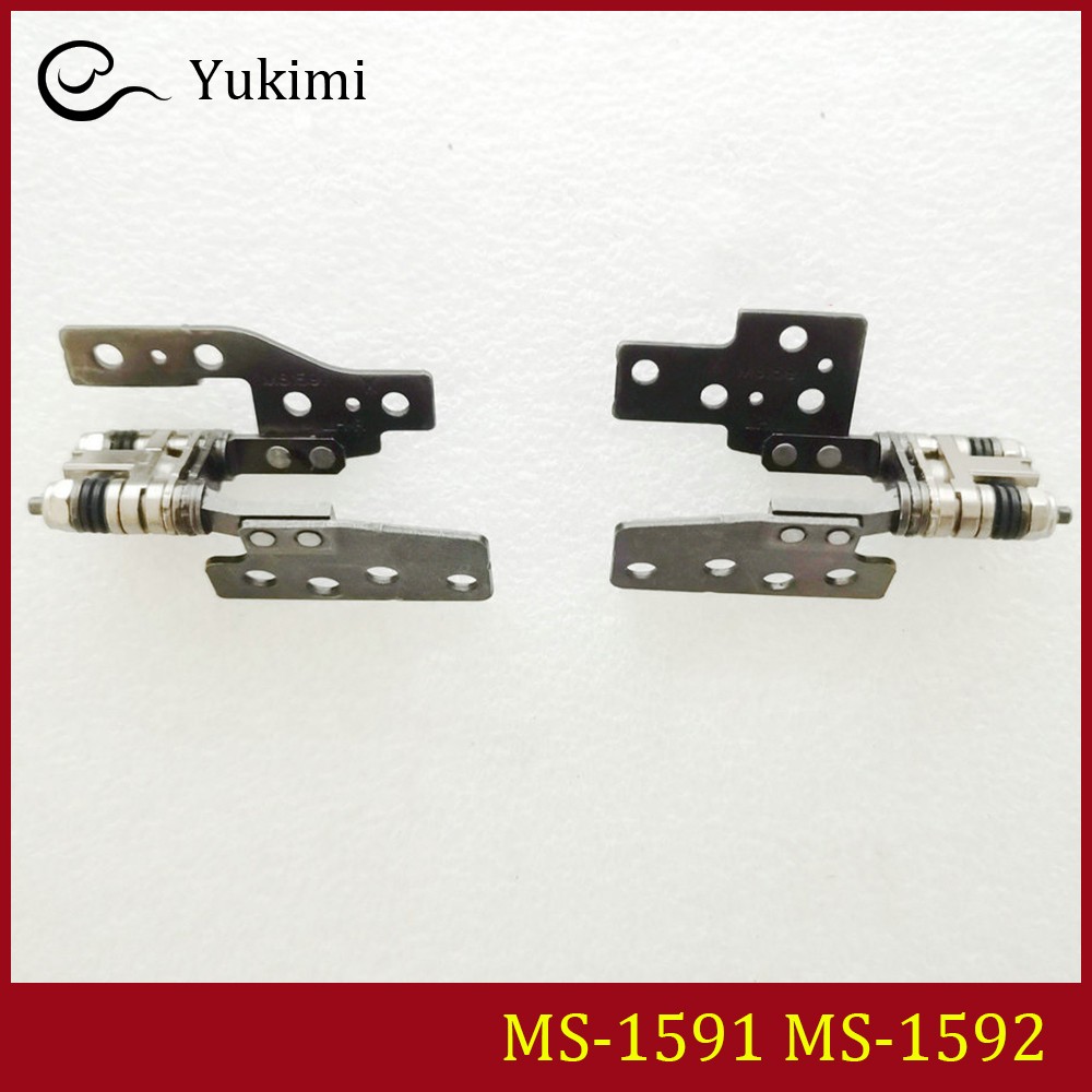MS-1591 MS-1592 FOR MSI Summit E16 FLip EVO Silver Left Right Screen Shaft Hinge