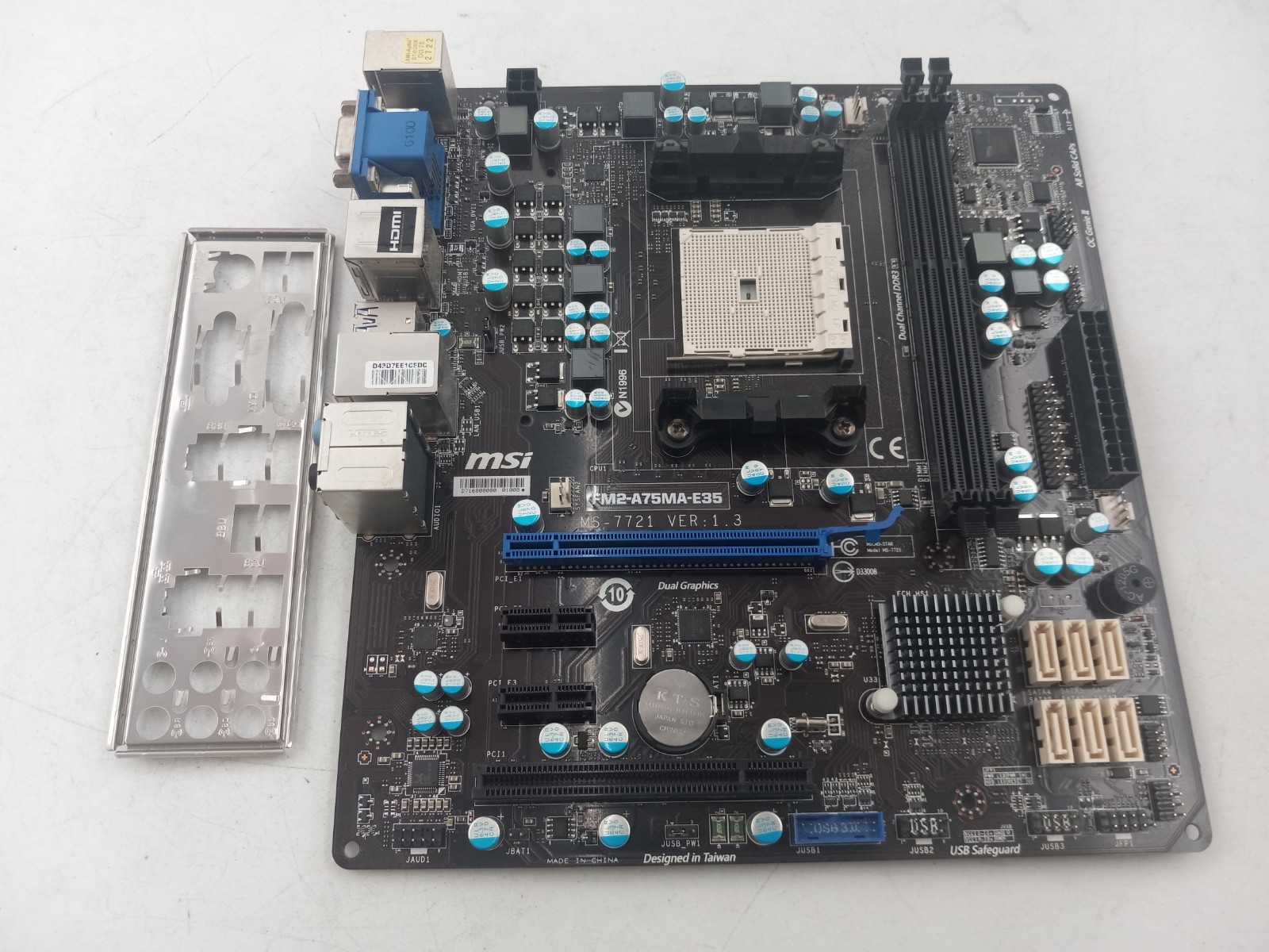 MSI FM2-A75MA-E35 SOCKET FM2 MOTHERBOARD (MBB91)