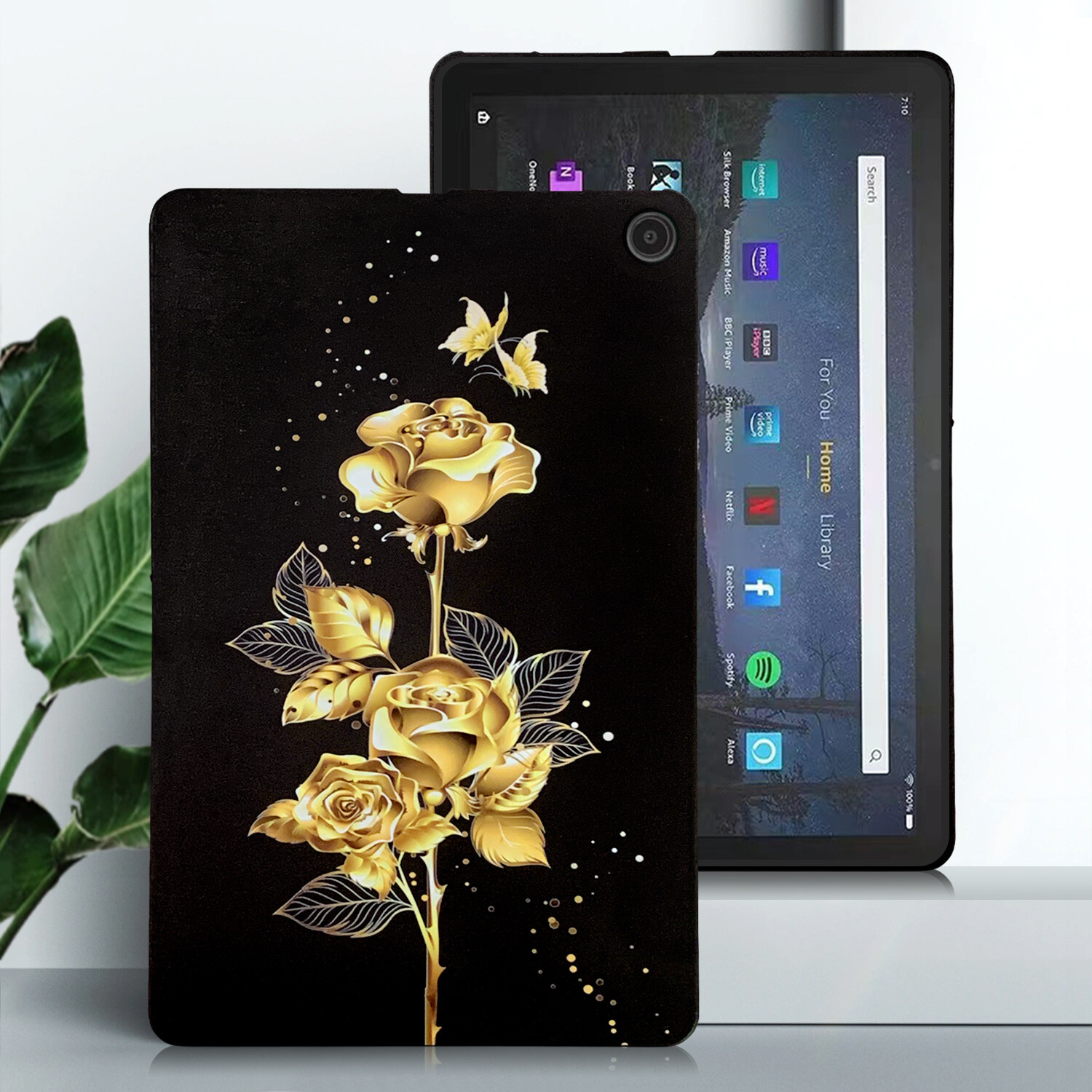 Slim Shockproof Case For Amazon Fire Max 11 TPU Color Painting Protective Cover