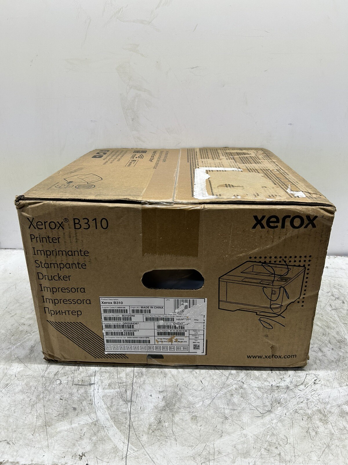 For Xerox B310/DNI Desktop Wireless Laser Printer-Monochrome (b310-dni) 38 Pages