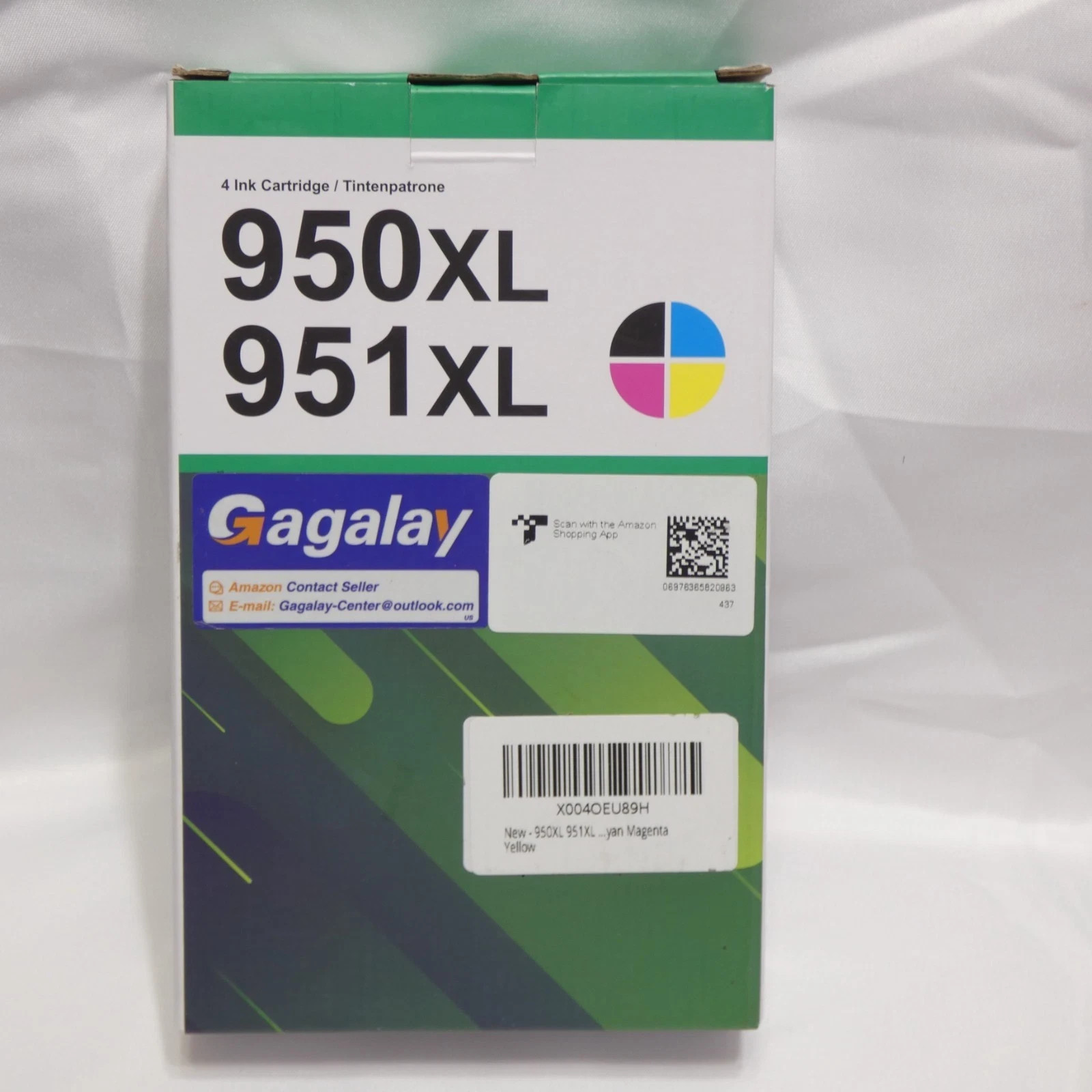 Gagalay 950XL 951XL Ink Cartridges Combo Pack Compatible for HP 950 951**4 Pack