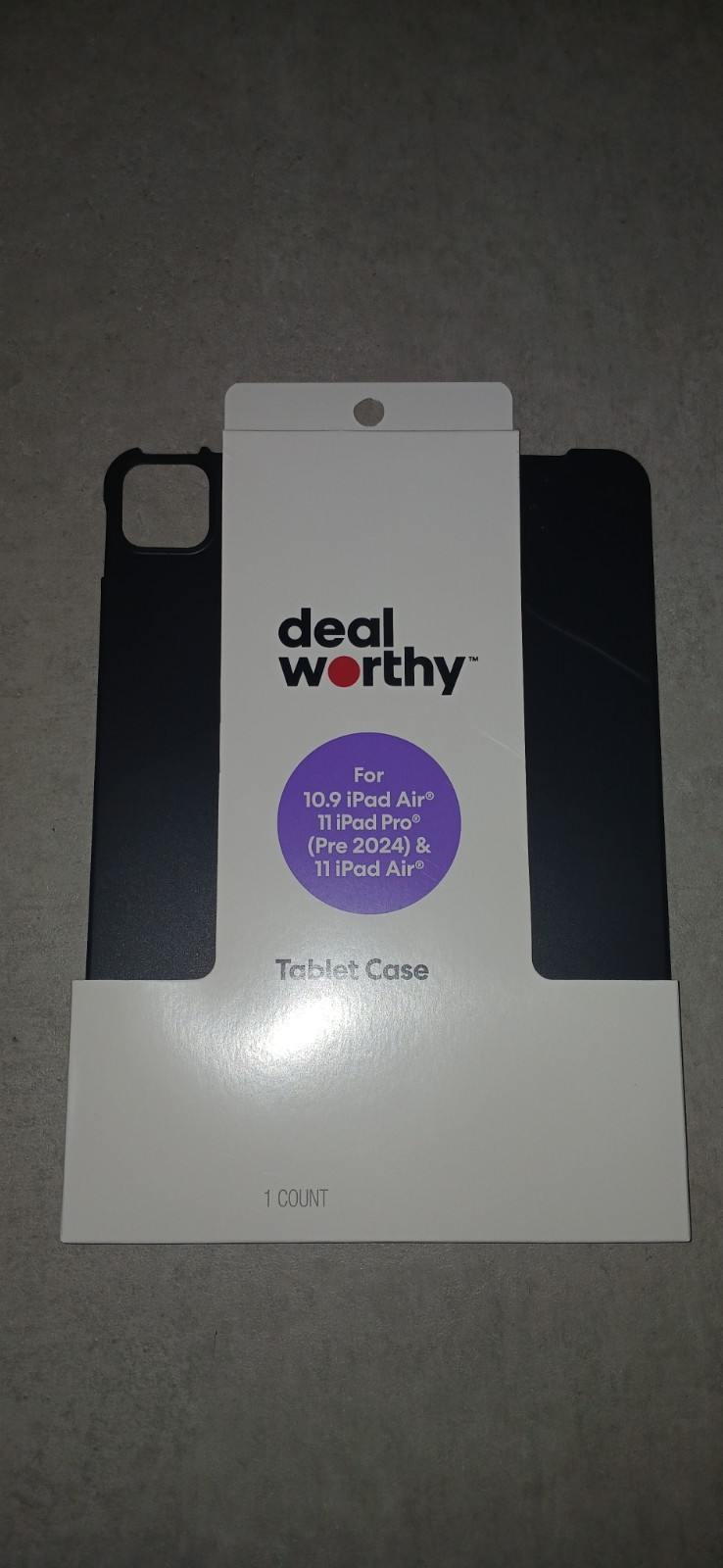 Deal Worthy Tablet Case For 10.9 IPad Air & iPad Pro 11 Pre 2024 New Black