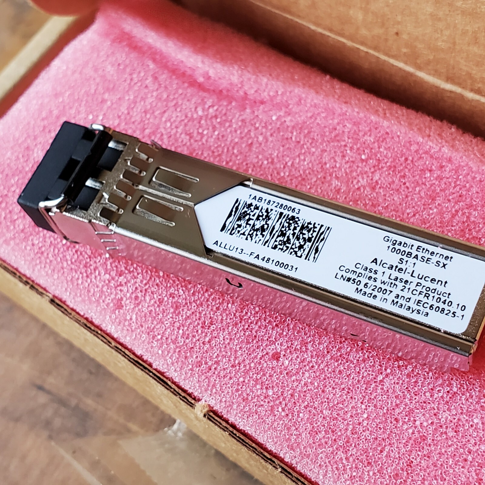 Alcatel-Lucent 1AB187280063 1000BASE-SX SFP Transceiver Modules NEW