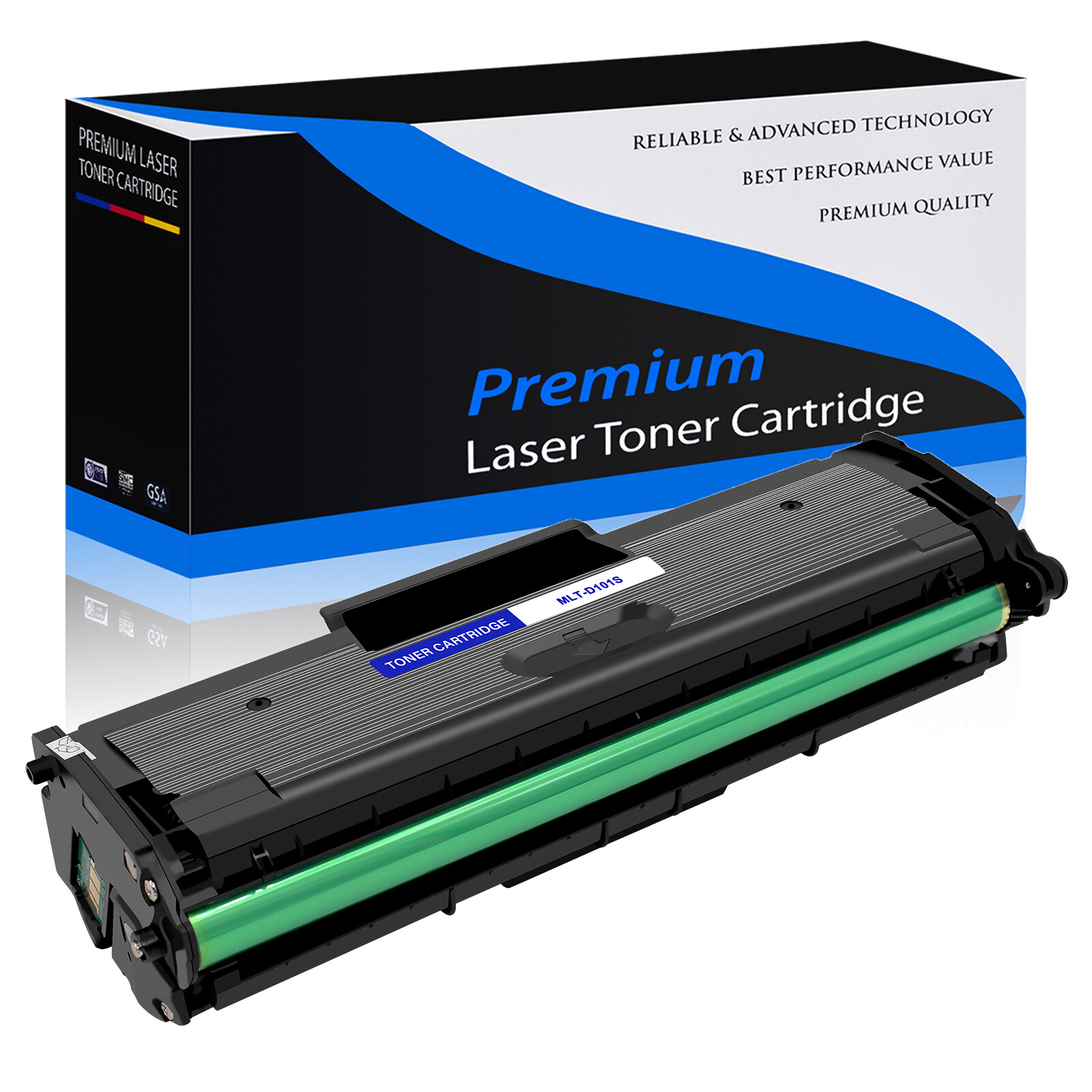 1-5PK MLT-D101S 101S Toner Compatible for Samsung SCX-3405FW ML-2166W ML-2160
