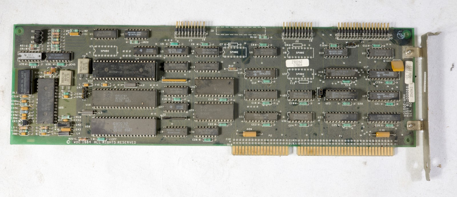 Western Digital WD1002-WAH MFM controller 16 bit ISA ISAP16