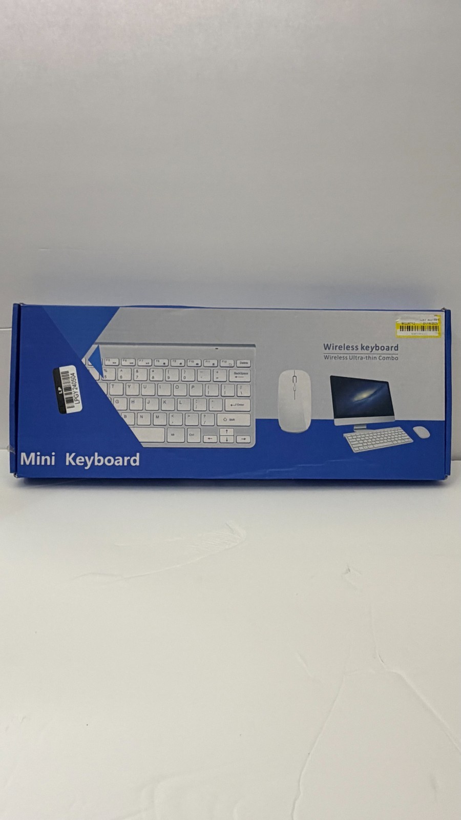 NEW Wireless Mini Ultra thin Keyboard & Mouse Black