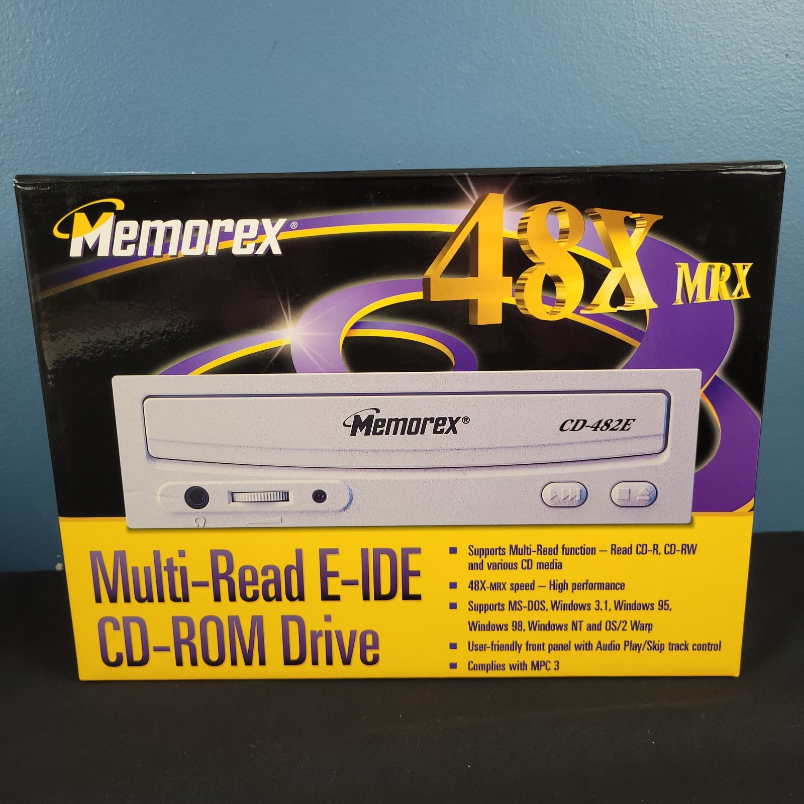 Memorex 48X MRX Multi-Read E-IDE CD-ROM Drive CD-482E OPEN BOX