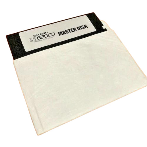 Sharp X68000 MASTER DISK System Disc in English Floppy 5.25 5 1/4 NEW SCSI SASI