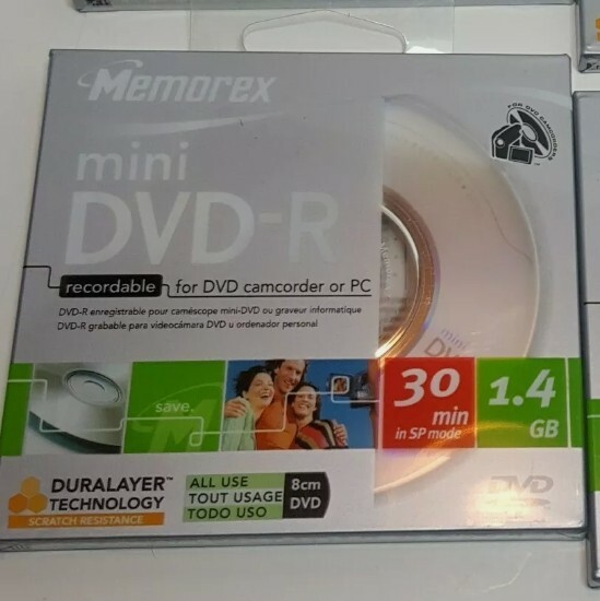 Memorex Mini DVD-R 4X 1.4 GB 30 Min Recordable NEW SEALED 