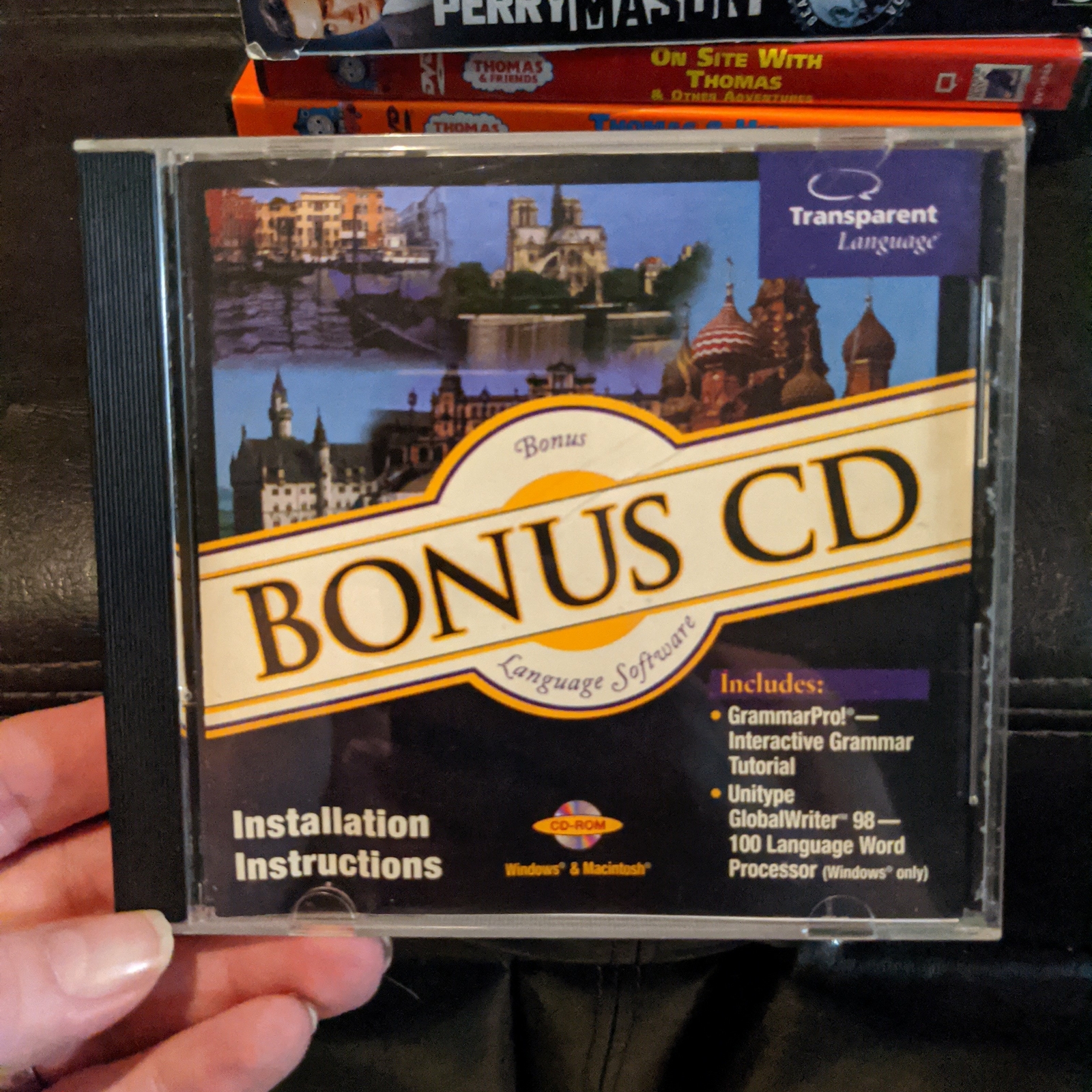 Transparent Language Bonus CD Language Software CD PC & Mac (1998) M8-P80