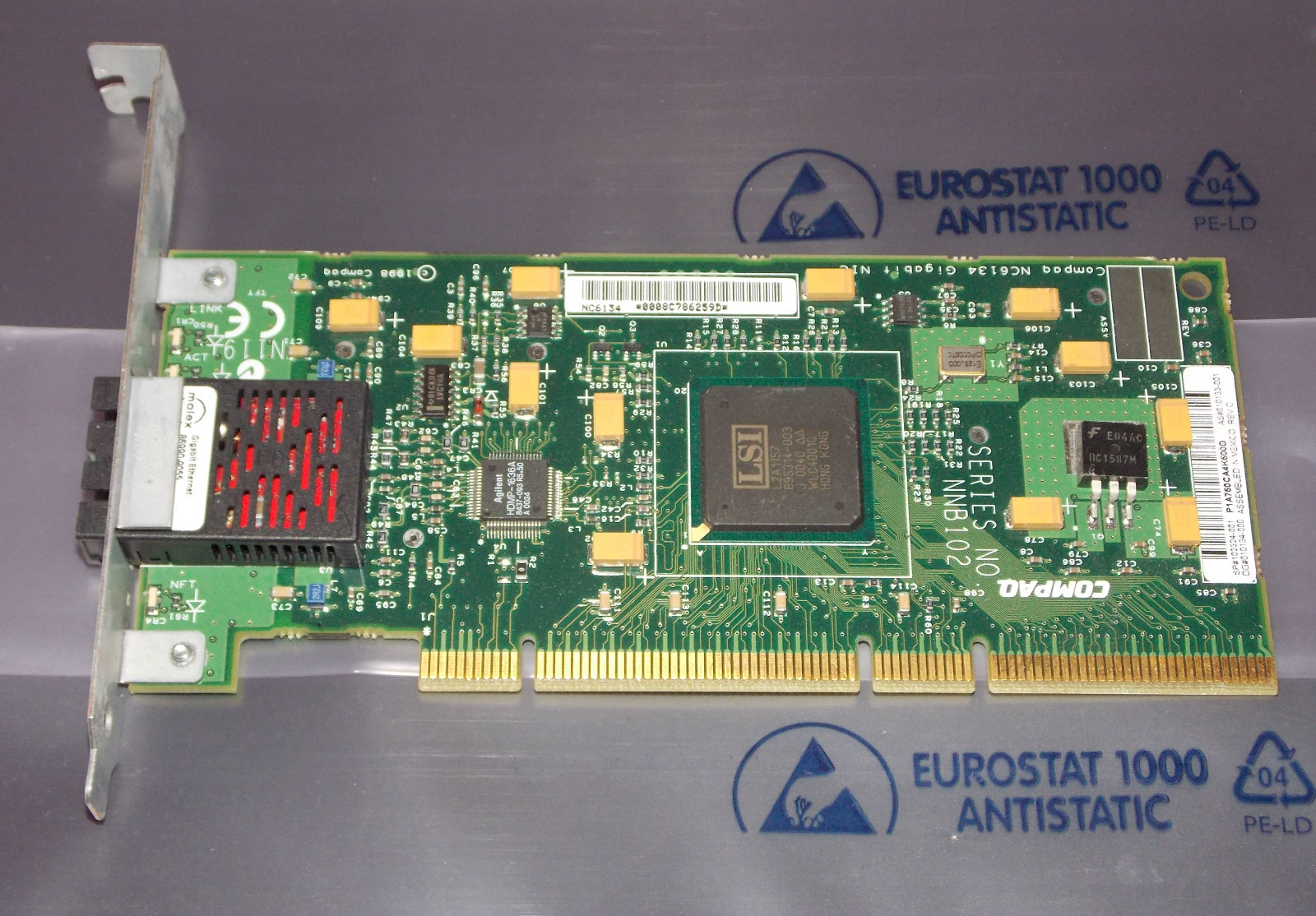 PCI & PCI-X Socket Card Network Compaq NNB102 102324-001 NC6134 LSI L2A1157 D