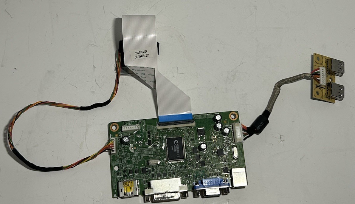 HP Compaq LA2405x 24" LCD Monitor Main Board 48.7A410.011 VGA DVI USB