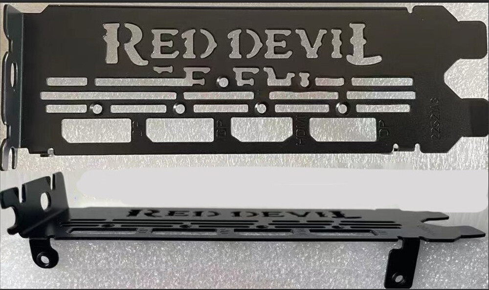 For AMD PowerColor I/O Shield BackPlate Blende Bracket  RX6700XT 1Pcs