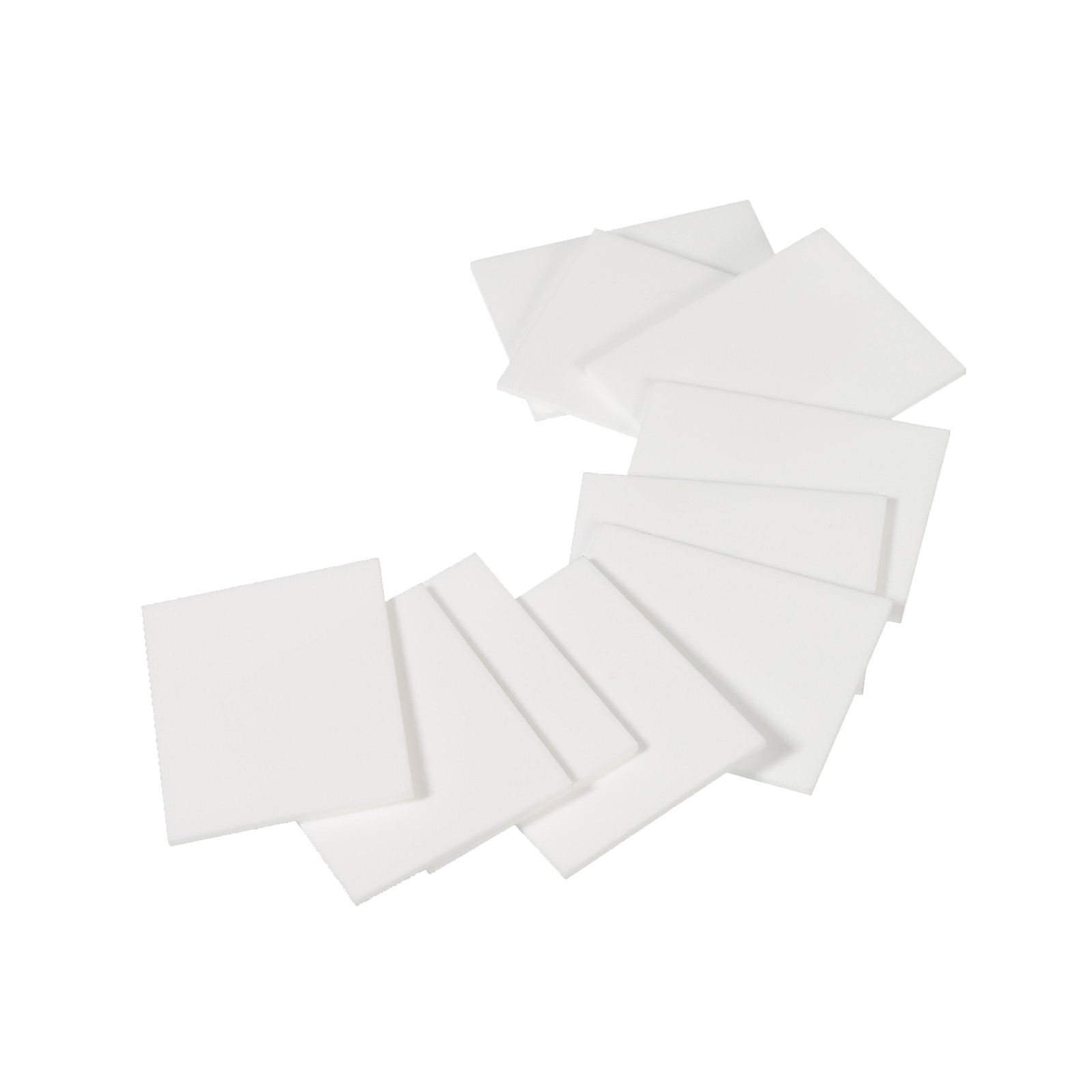 Alumina Ceramic Sheet Cooling Pad Insulating 10pcs 28x22x1mm